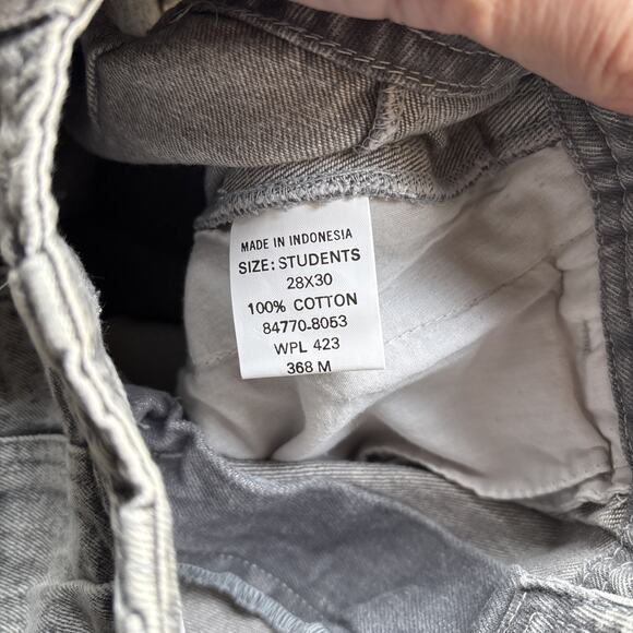 Deadstock 90s Dockers Jeans Black 28x30 Pleated Denim Levi’s Baggy Acid Vintage - Picture 8 of 13